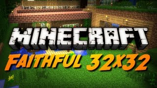 Minecraft Faithful 32x32 Texture Pack  HD Font Overview [upl. by Ninel528]