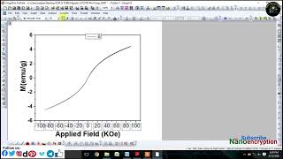 How to fit the Langevin Function of Superparamagnetic behaviour using origin software [upl. by Eirac]