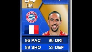 Fifa 13 Ultimate Team  Recensione Ribéry TOTS  Stat in Game [upl. by Moses]