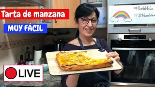 Tarta de manzana fácil 🔴DIRECTO [upl. by Macrae608]