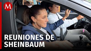 Claudia Sheinbaum se reúne con titular de Hacienda Rogelio Ramírez de la O en Palacio Nacional [upl. by Ykcim990]