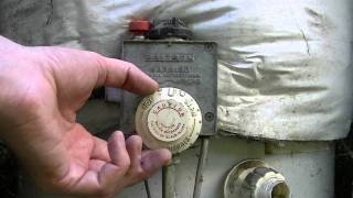 How To Change The Temperature On A Gas Water Heater [upl. by Ainegue]