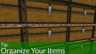 How To Organize Your Items in Minecraft [upl. by Anidualc]