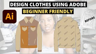 How to use Adobe Illustrator to Design Clothes  Entrepreneur Life UK [upl. by Hgielrak]