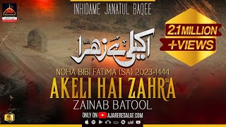 Noha  Akeli Hai Zahra Sa  Zainab Batool  2017 [upl. by Malonis]