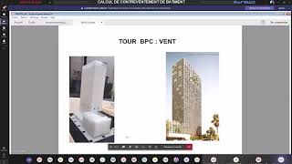 CALCUL DE CONTREVENTEMENT DE BATIMENT  4GC CENTRE  Prof Niazi 09042020 [upl. by Woodford]