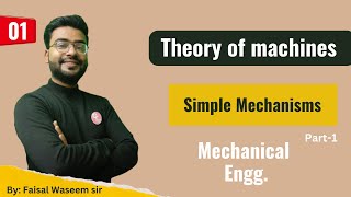 Theory of machine  lecture 1 Simple mechanisms part1  diploma mech engg  By Faisal Sir [upl. by Adok]