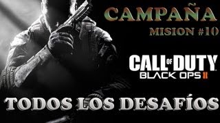 Black Ops 2  CAMPAÑA Misión 10 quotCordis Diequot Todos los desafíos  TST [upl. by Bronnie374]