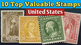 Most Expensive Stamps USA  Part 2  Top 10 American Stamps Collectors Should Look For [upl. by Pubilis972]