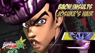 JoJos Bizarre Adventure All Star Battle  Baohs Hair Insult to Josuke [upl. by Amado447]