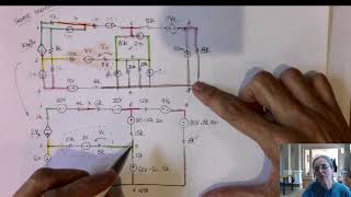 Source transformation for a circuit with 11 power supplies [upl. by Yesiad]