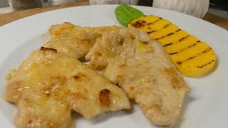 SCALOPPINE DI TACCHINO AL VINO BIANCO E l Ricetta Secondo Piatto Veloce 97 [upl. by Dwight521]