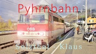 Führerstandsmitfahrt Pyhrnbahn Selzthal  Klaus HD  Cab Ride ÖBB 1142 [upl. by Nothgiel]