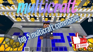 Top 5 commands in MultiCraft Multicraft tips and tricks Multicraft commands [upl. by Arimay]