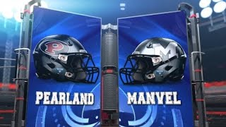 Manvel vs Pearland highschool [upl. by Eimmelc]