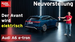 Audi A6 etron erster Eindruck von Avant und Sportback als Elektro  auto motor und sport [upl. by Siro643]