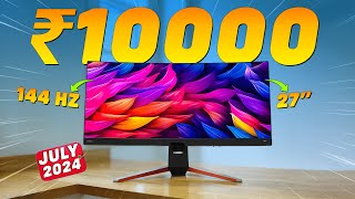 Top 5 Best Monitor Under 10000🔥Gaming Editing Productivity🔥Best Monitors Under 10000 In India 2024 [upl. by Ranna]