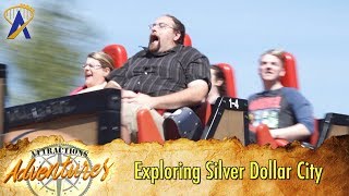 Exploring Silver Dollar City  Attractions Adventures [upl. by Ellimac]