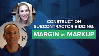 Construction Subcontractor Bidding Margin vs Markup [upl. by Taggart]