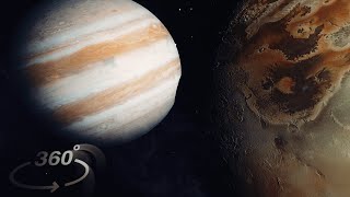 POV Standing on Jupiters Moon Io 360° VR Timelapse [upl. by Wallis917]