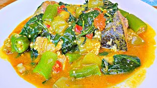 How To Make Angolan Croaker Fish Stew  Calulu africas Tastiest Dish [upl. by Lerrud968]