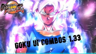 DBFZ Goku UI Combos Patch 133 [upl. by Ainotna126]