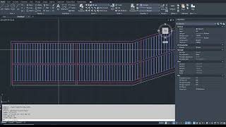 Draw Rail Post Picket with AutoLISP [upl. by Kuehnel]