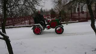 Hoffer MIA motoros traktor homemade MIA Diesel Tractor [upl. by Panther]