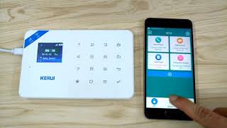 Host KERUI W18 Alarm system WIFI GSM Support IOSANDROID APP [upl. by Canada]