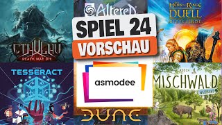 ENDLICH Vorschau auf die ASMODEE Neuheiten zur SPIEL 24 [upl. by Frasquito928]