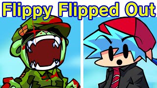 Friday Night Funkin VS Flippy Flipped Out Unfinish Build FNF Mod Happy Tree Friends [upl. by Lebna]