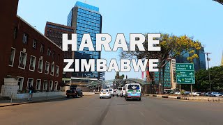 Harare The Capital City of Zimbabwe  Driving Tour 4K [upl. by Elspet]