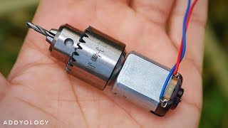 How to Make a High Speed Mini Drill Machine [upl. by Sivahc592]