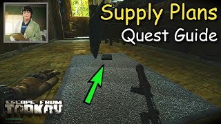 Supply Plans Therapist Quest Guide Escape From Tarkov [upl. by Moreno]