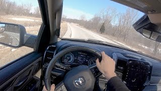 2019 Ram 1500 Limited Crew Cab 4x4  POV Test Drive Binaural Audio [upl. by Geller]