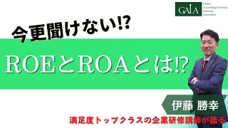 今さら聞けない！ ROEとROAの違い [upl. by Adis]