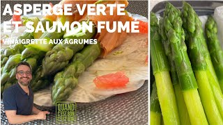 Asperge verte et saumon fumé [upl. by Akieluz]