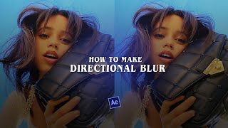 how to do directional blur  after effects [upl. by Trebma303]