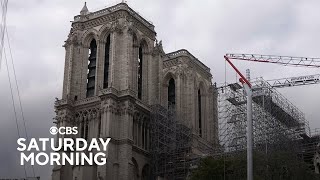 A look inside the restoration of Paris Notre Dame Cathedral [upl. by Gran]