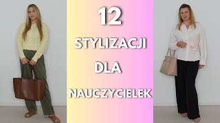 12 STYLIZACJI DLA NAUCZYCIELEK👩‍🏫HAUL RESERVED HampM SINSAY GREENPOINT🤩 [upl. by Tessi396]