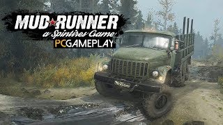 Spintires MudRunner Gameplay PC HD [upl. by Horacio]