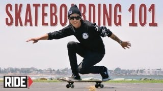 HowTo Ride a Skateboard  BASICS with Spencer Nuzzi [upl. by Ahsurej]