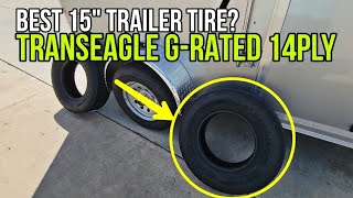 Best 15quot trailer tire for RVs Transeagle 14ply GRated Tires and Aluminum Wheels [upl. by Vera]