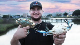 Texas Blue Crab Catch Clean Cook [upl. by Husch]