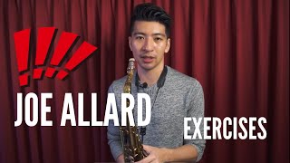 Getting a THICK and FULL Saxophone TONE  Joe Allard Study 2 [upl. by Rashida599]