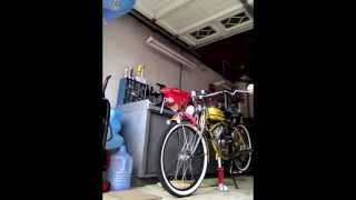 whizzer bike build part 9 new motor ruined by wrong length spark plug and lean mixture [upl. by Wennerholn485]