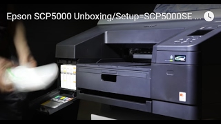 Epson SCP5000 UnboxingSetupSCP5000SE SCP5000CE [upl. by Krasnoff746]