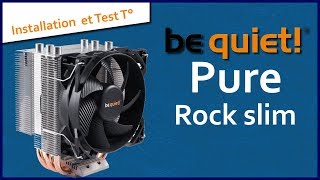 Be Quiet pure rock slim VS Intel  Installation et test [upl. by Nylavad]