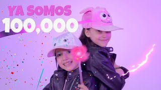 VIDEO YA SOMOS 100 MIL SUSCRIPTORES  CANCIONES INFANTILES PARA BAILAR  HISTORIAS PARA NIÑOS [upl. by Ethe798]