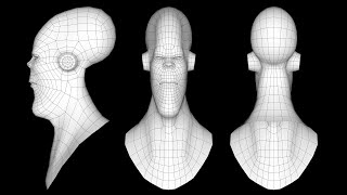 Retopology process in Autodesk Maya [upl. by Imoyaba]